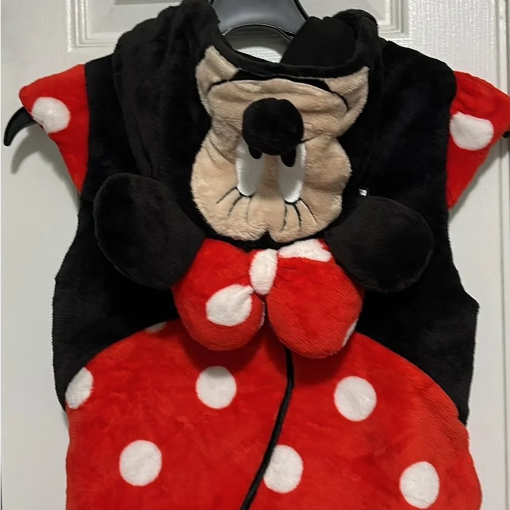 Disney costume Minnie mouse vest puffy costume without gloves size 130/19in 3-4T
